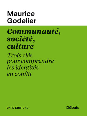 cover image of Communauté, société, culture